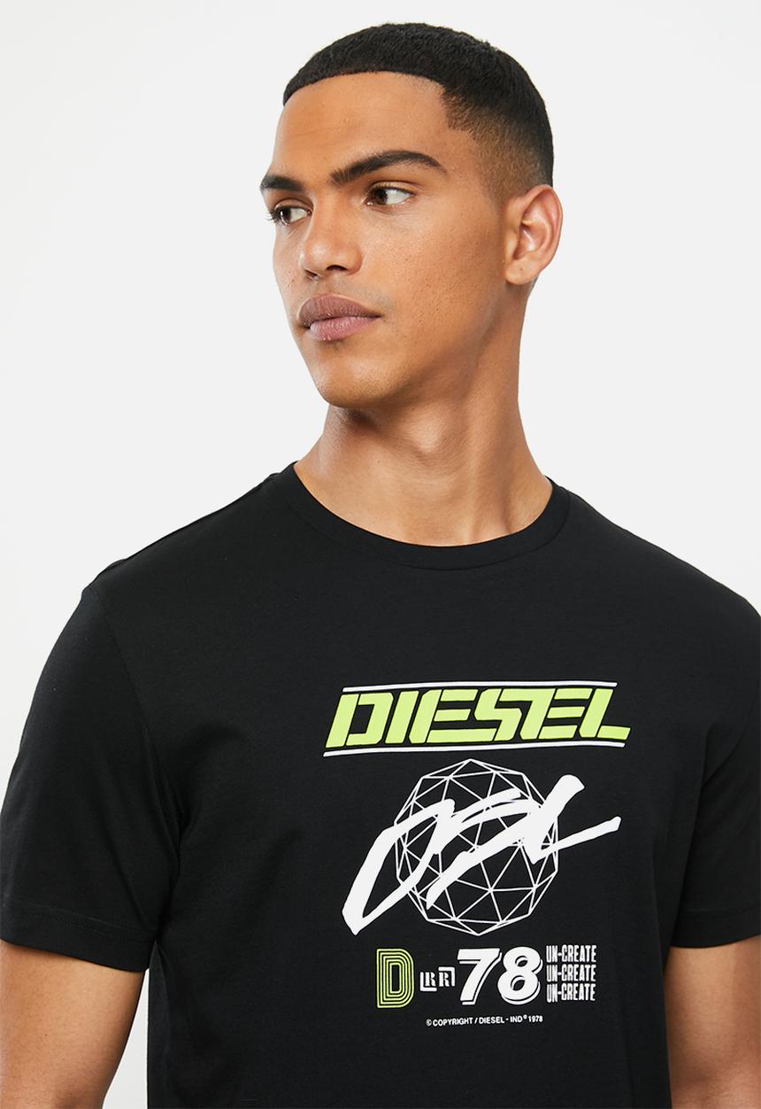 Diesel  - T-diegos-k34 T-shirt - black