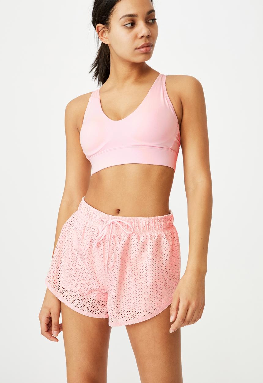 Cotton On - Move jogger active short - pink