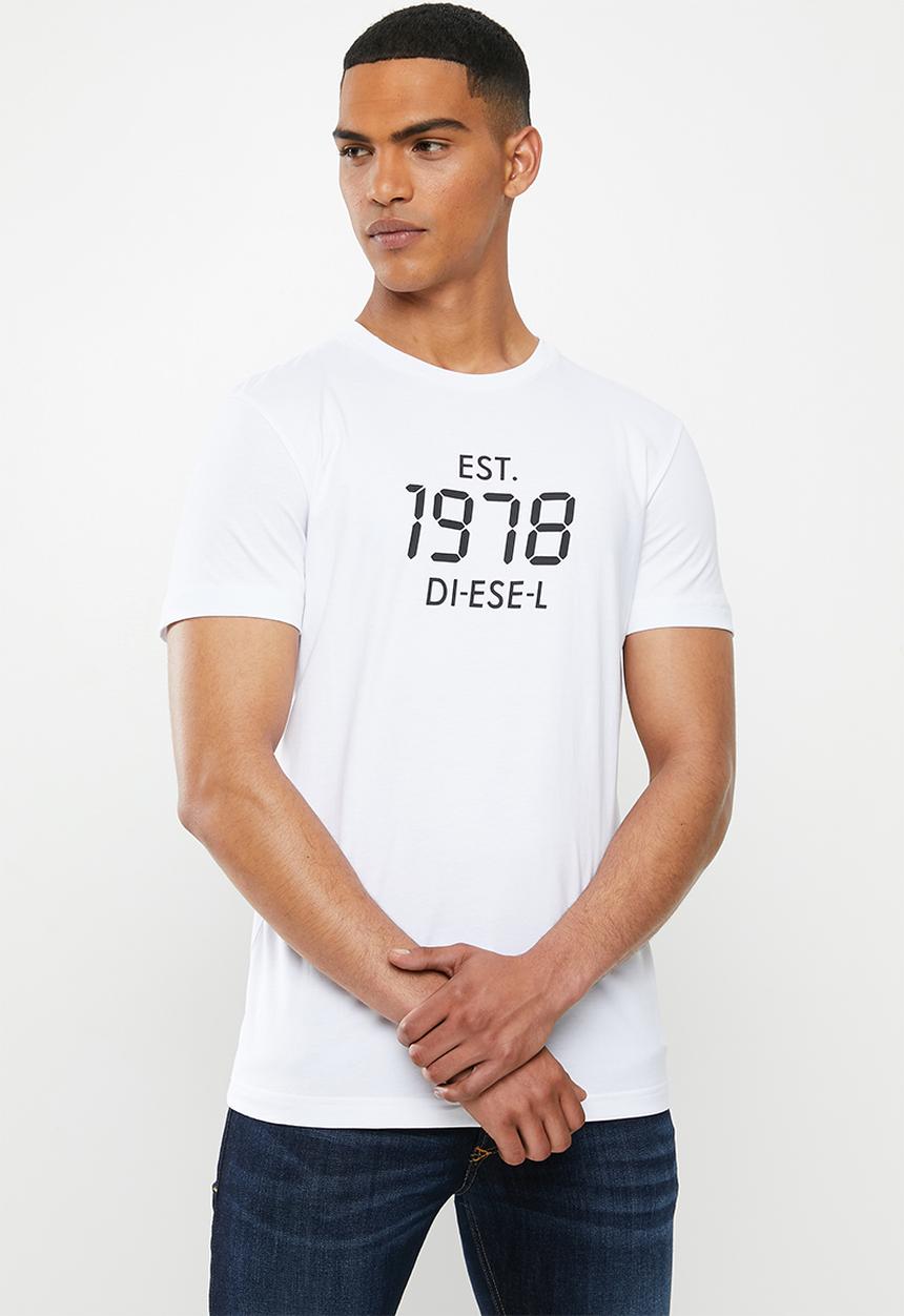 Diesel  - T-diegos-x42 T-shirt - white