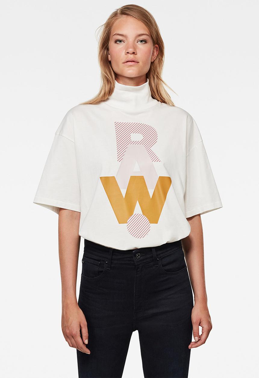 G-STAR - Raw dot gr carrn r t short sleeve - white