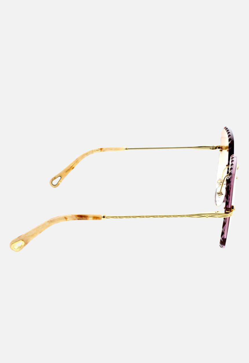 Chloe - Chloe sunglasses  - gold  gradient peach