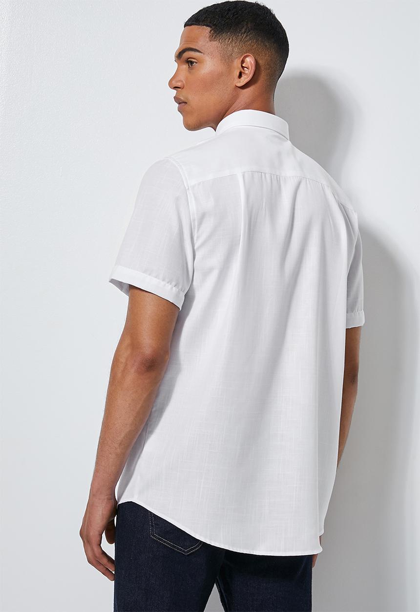 Superbalist - Theo regular fit summer shirt - white