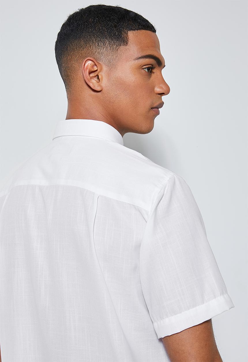 Superbalist - Theo regular fit summer shirt - white