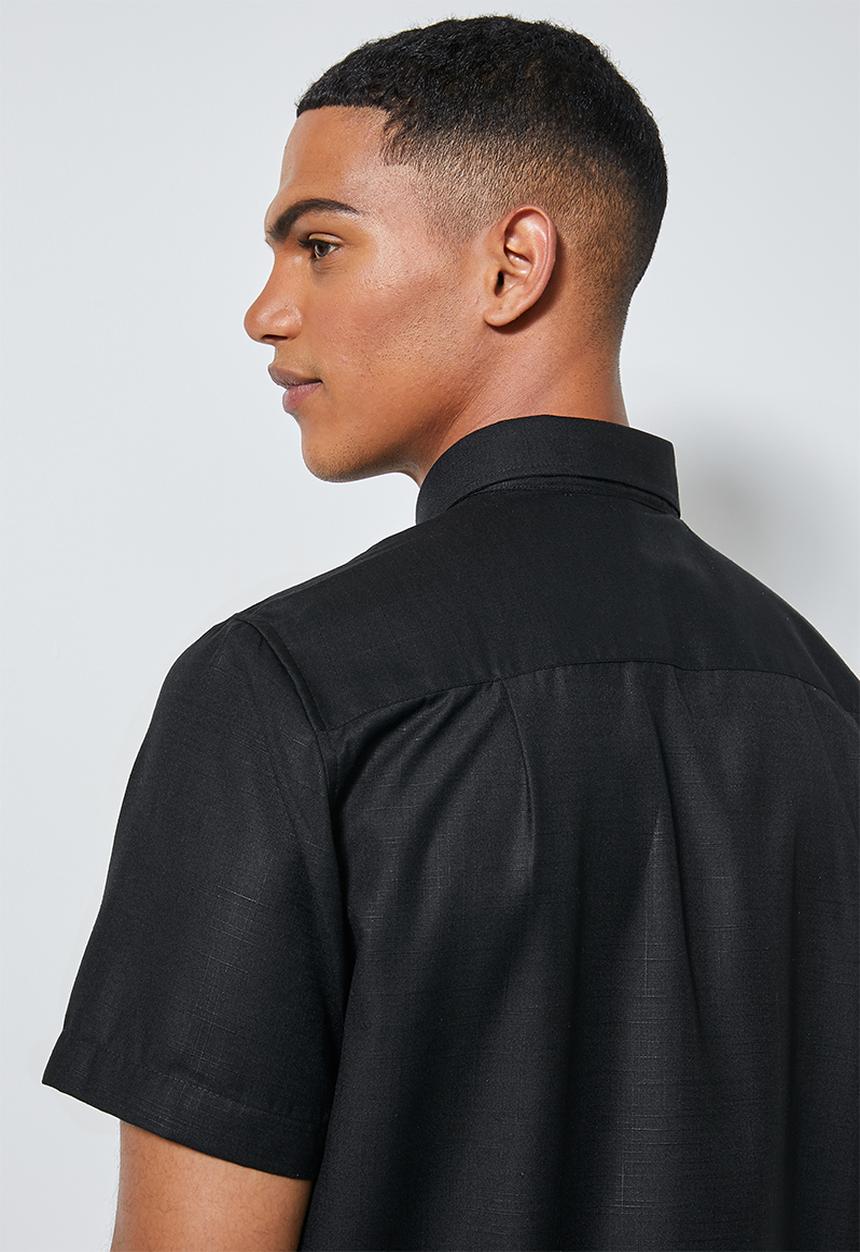 Superbalist - Theo regular fit summer shirt - black