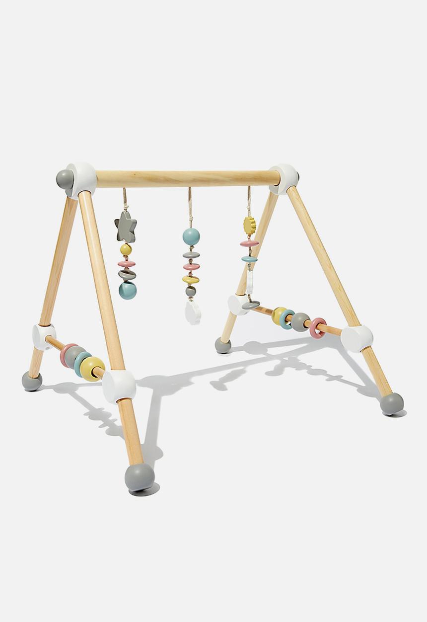 Cotton On - Wooden play gym - multi