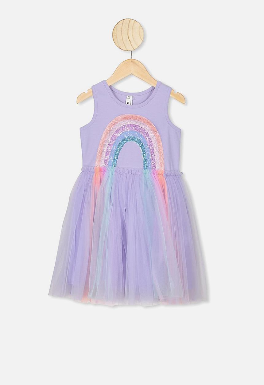 Cotton On - Iris tulle dress - purple