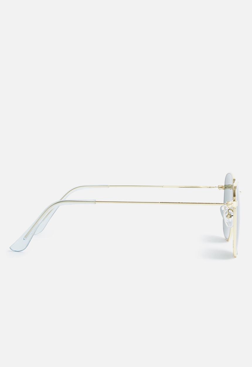 Superbalist - Kio square sunglasses - gold & green