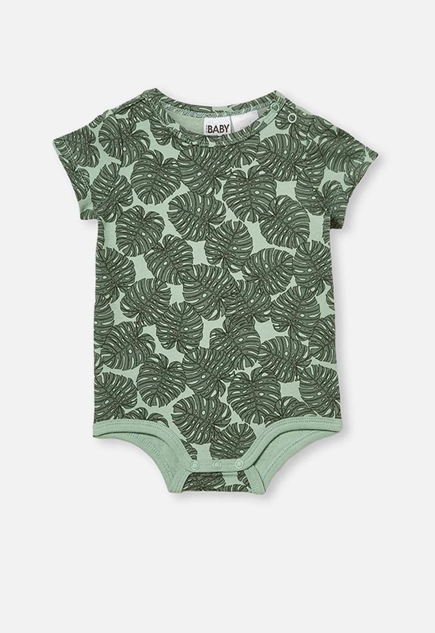 Cotton On - The short sleeve bubbysuit - green