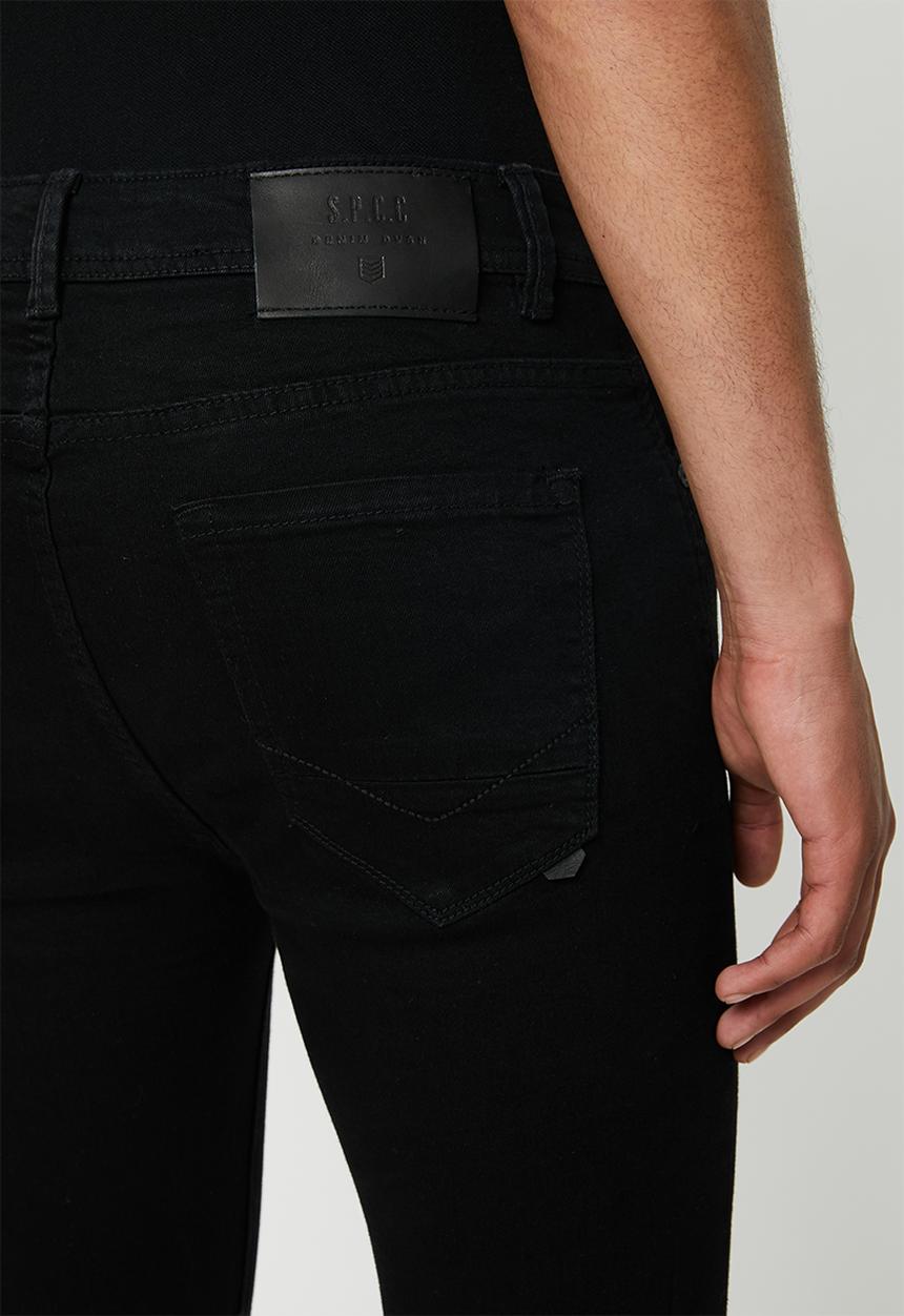 S.P.C.C - High octave fashion trench jeans - black