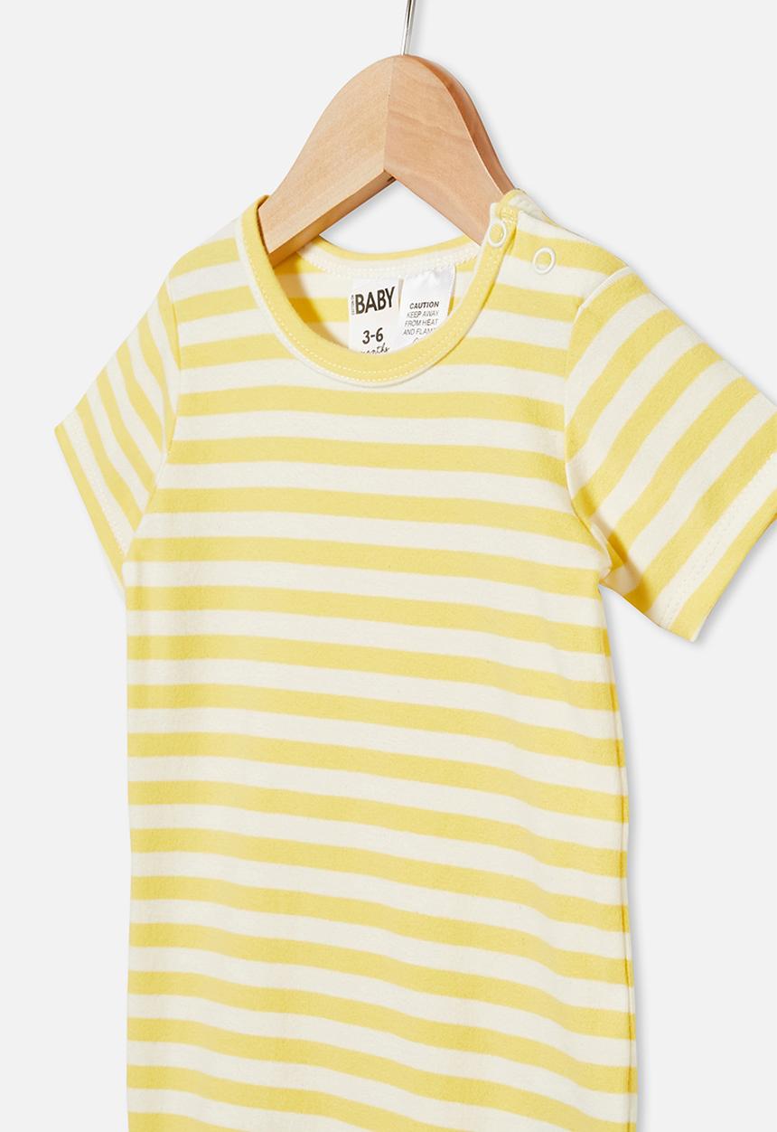 Cotton On - The short sleeve romper - yellow