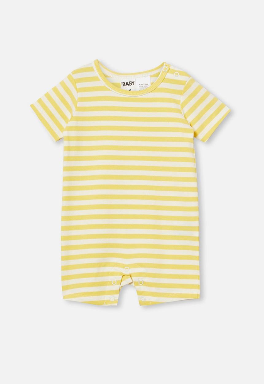 Cotton On - The short sleeve romper - yellow