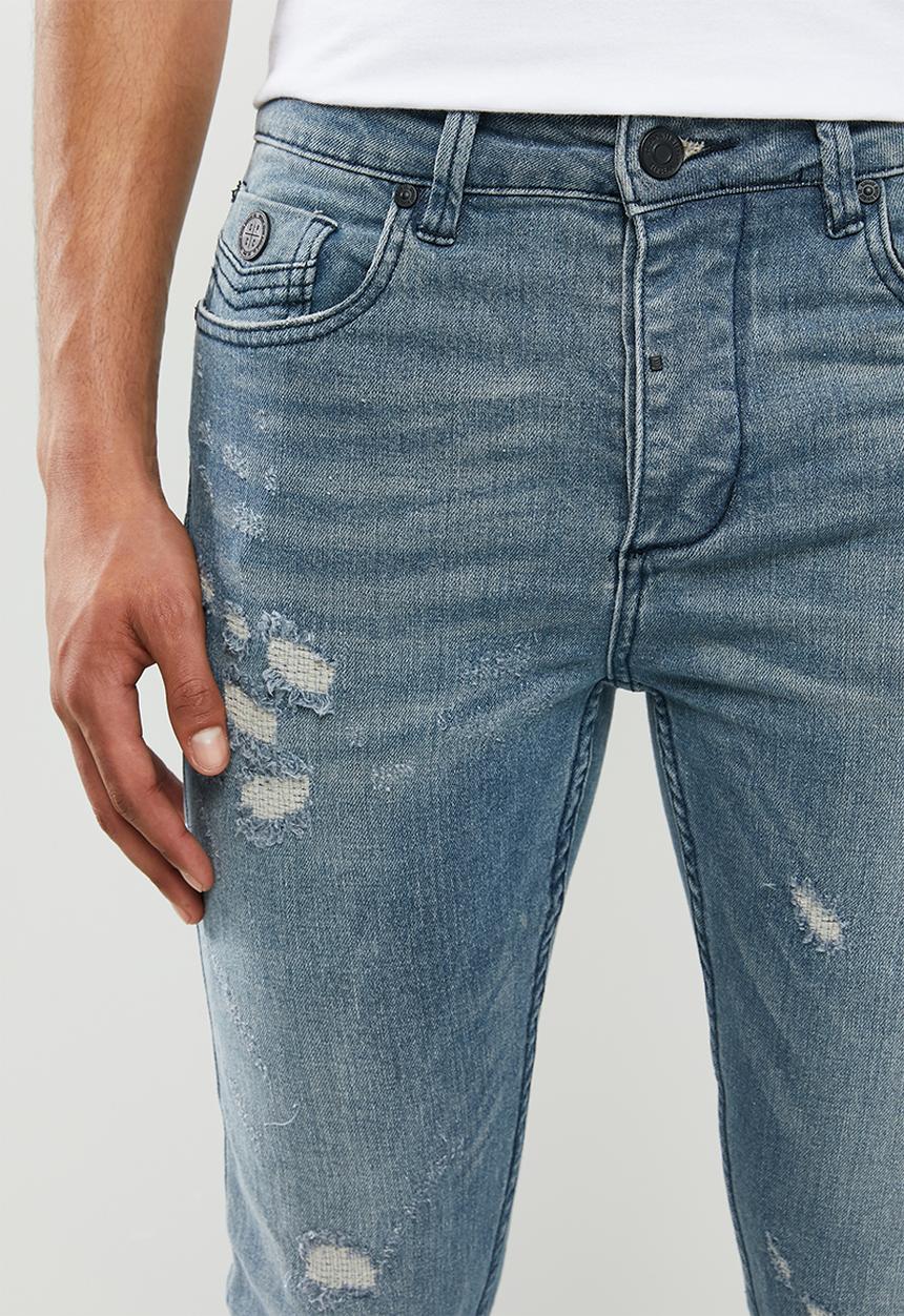 S.P.C.C - Battle works premium feather jeans - blue