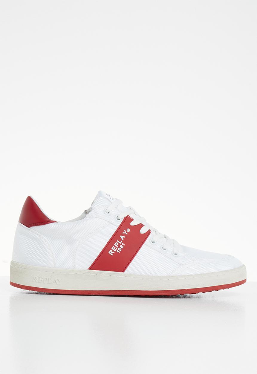 Replay - Blog fern - white & red