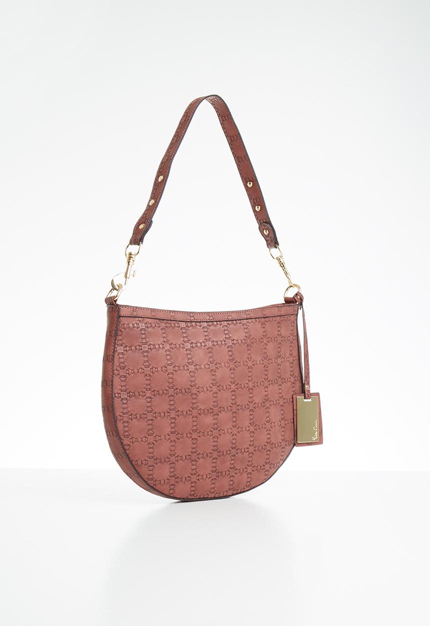 Pierre Cardin - Gianna half moon cross body - dark dusty pink