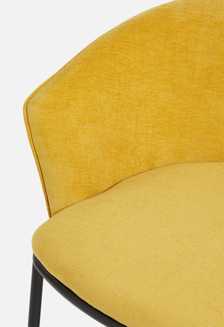 Sixth Floor - Duke lounge chair - mustard