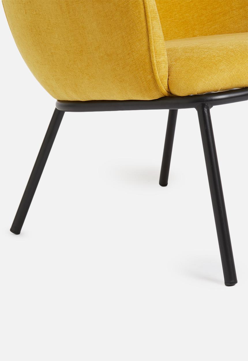 Sixth Floor - Duke lounge chair - mustard
