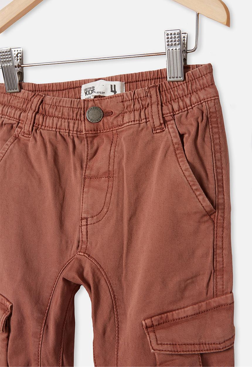 Cotton On - Noah cargo pant  - brown