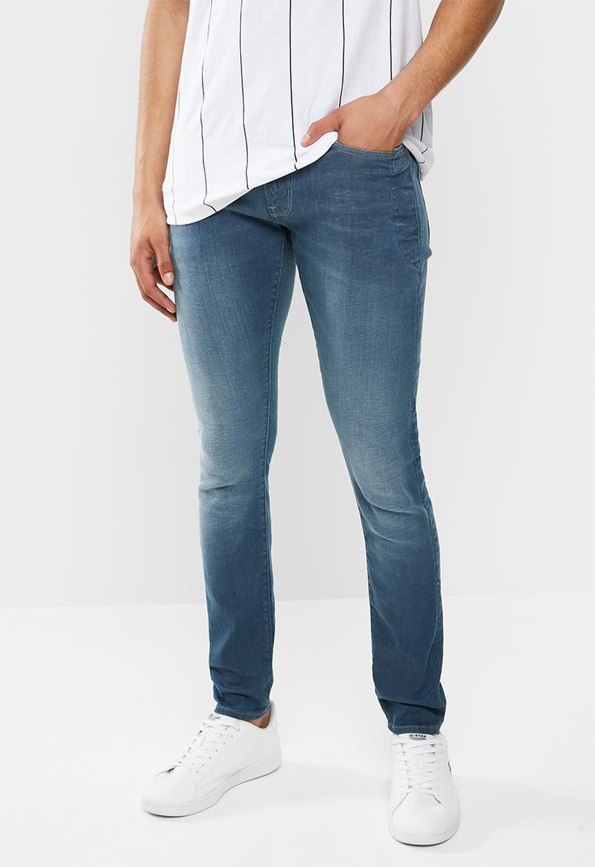 G-STAR - Lancet skinny-iken superstretch jeans - worn in gravel blue