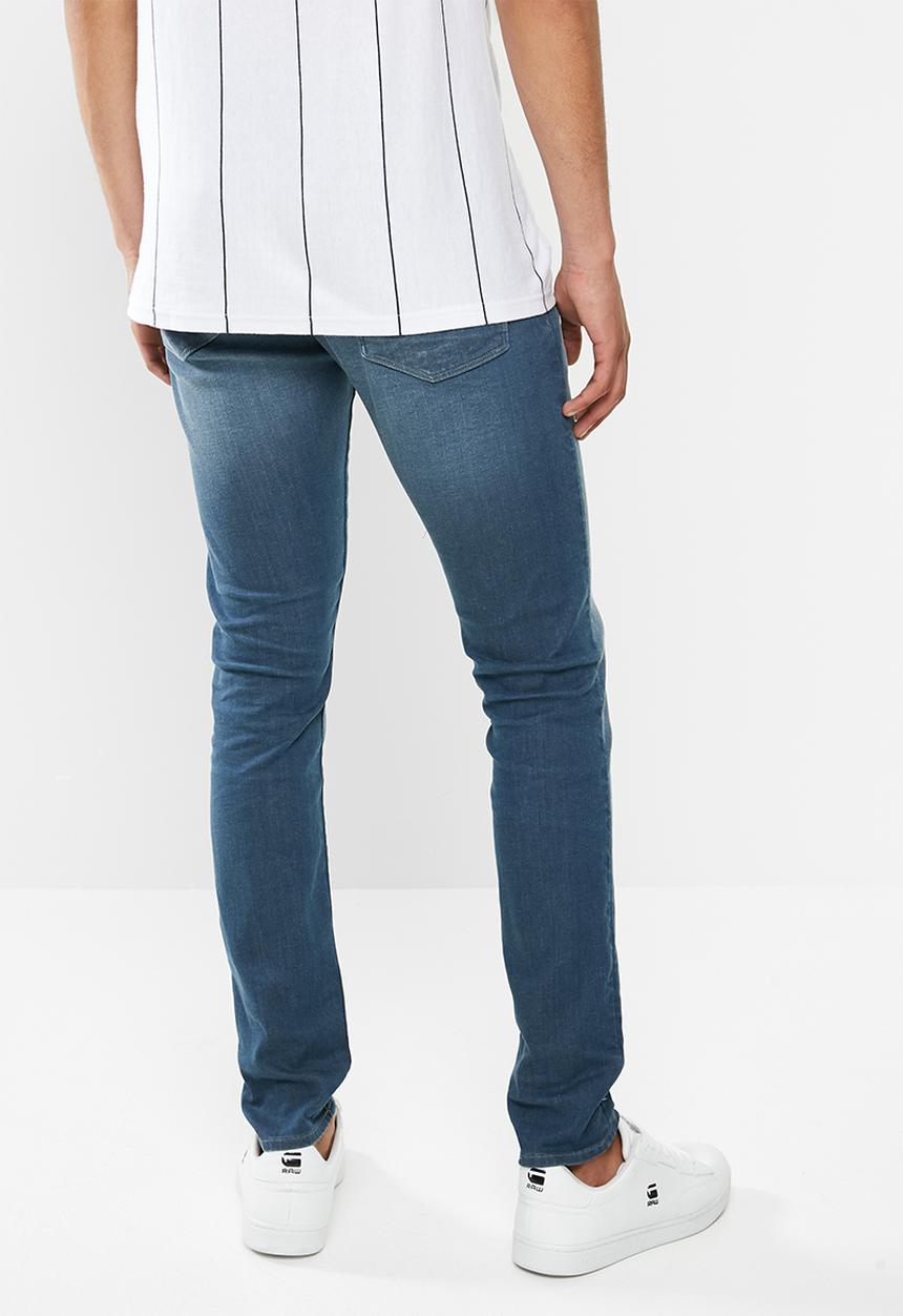 G-STAR - Lancet skinny-iken superstretch jeans - worn in gravel blue