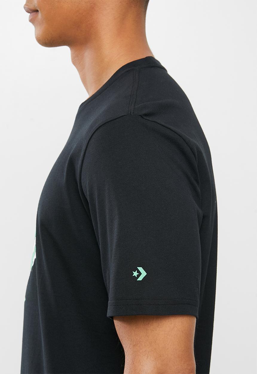 Converse - Converse star chevron waves tee - black