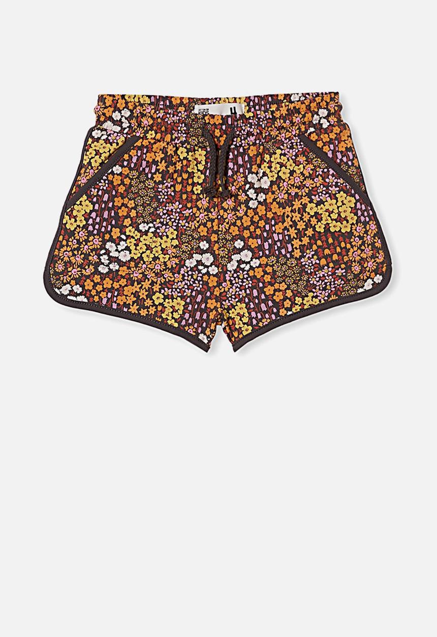 Cotton On - Nina knit short - phantom/floral fields