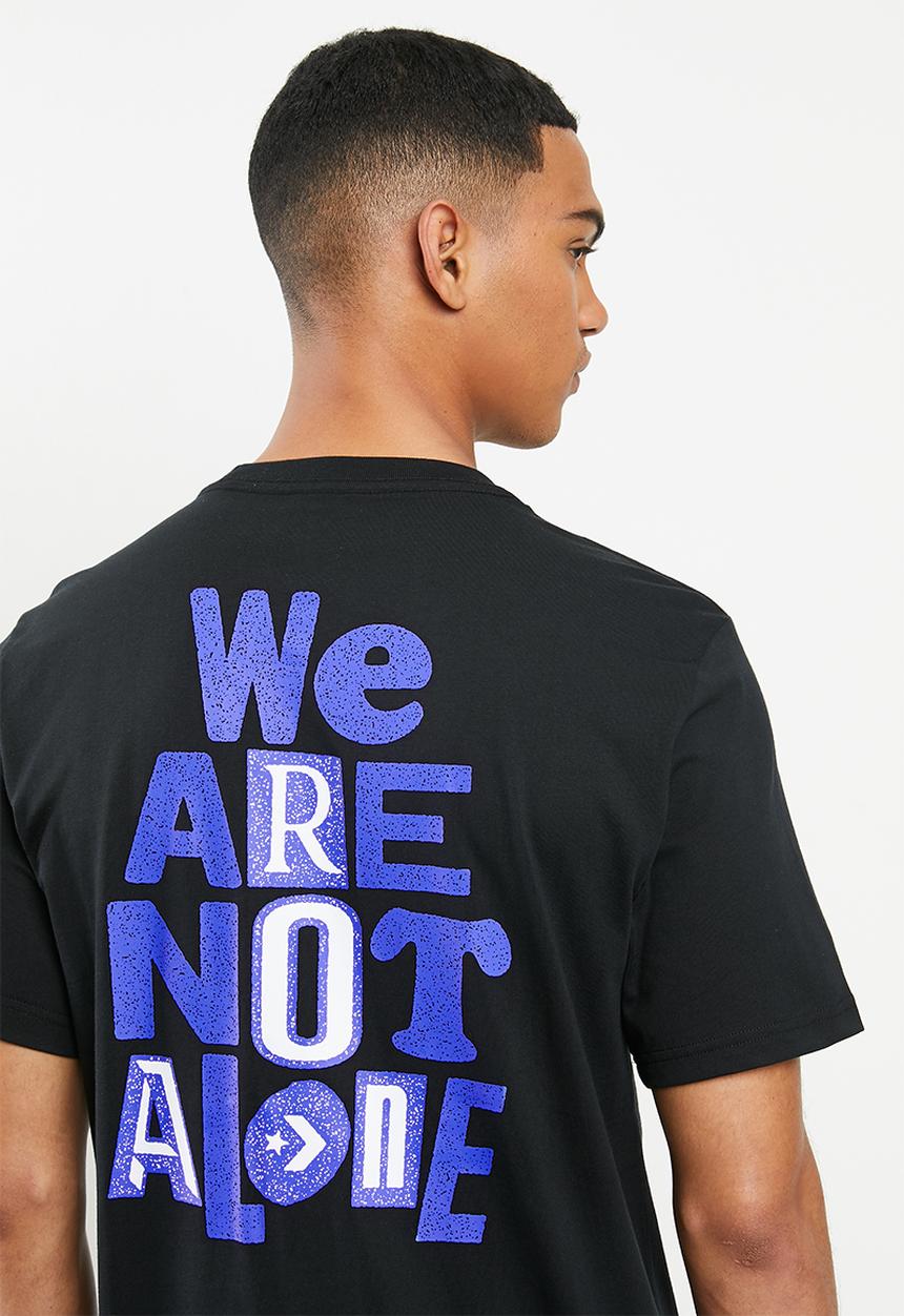 Converse - Converse not alone tee - black