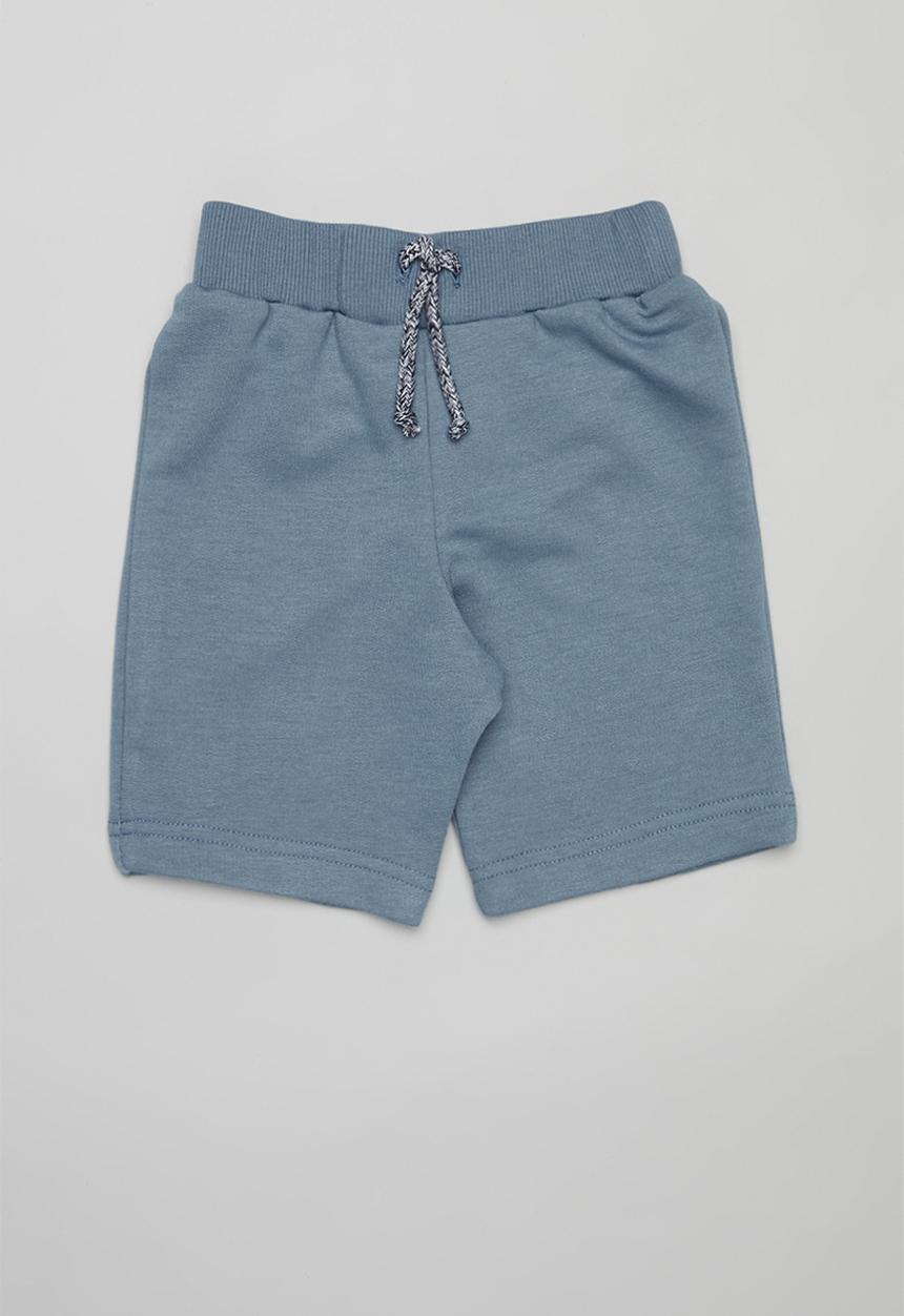 Pop Candy - 2 Pack fleece shorts - blue & white 