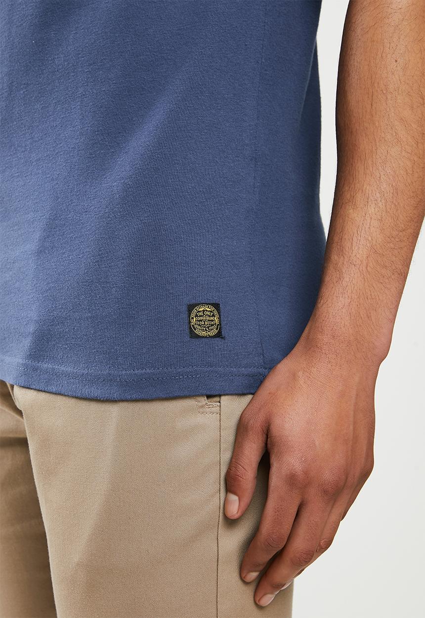 Superdry. - Copper label tee - navy