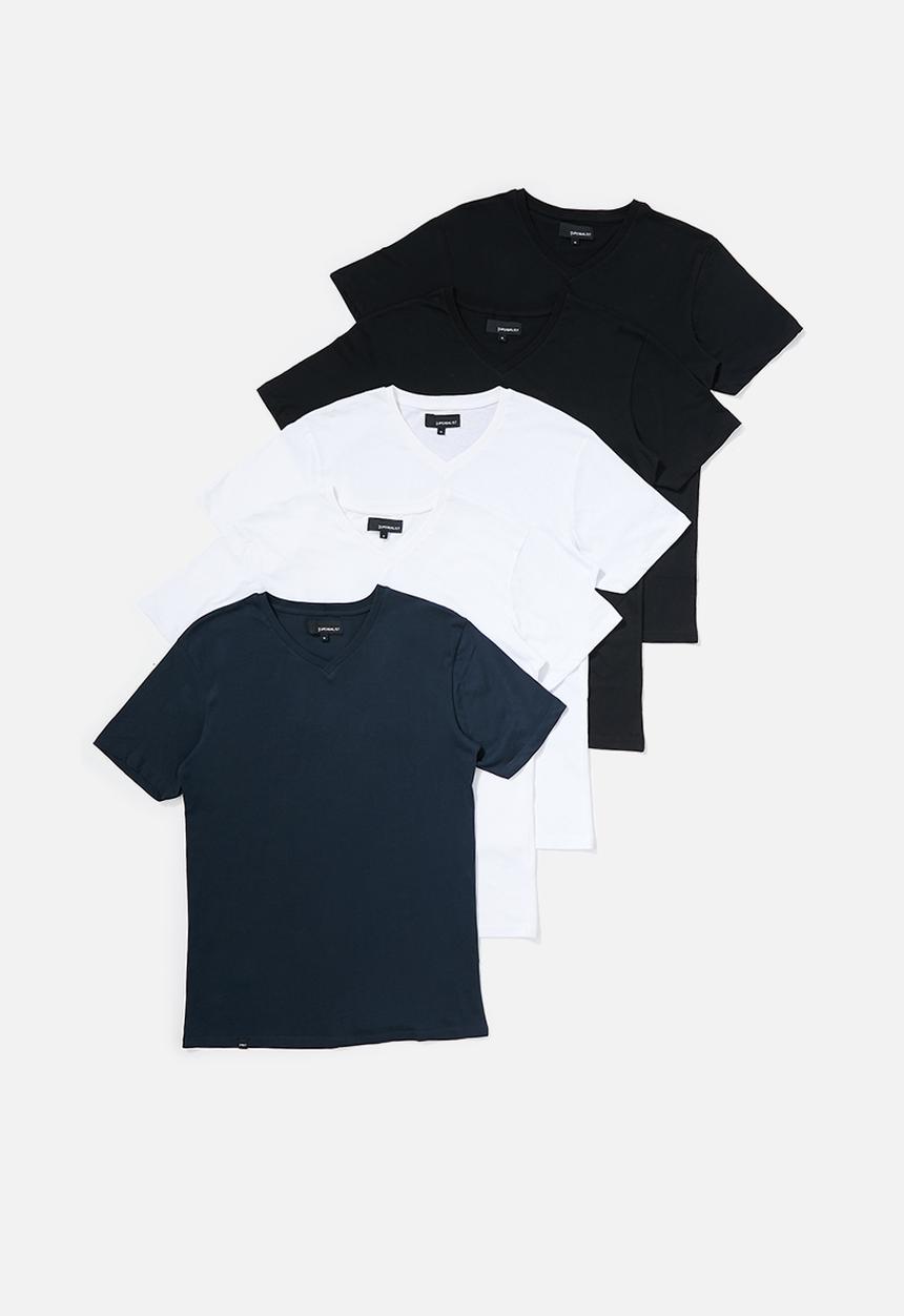 Superbalist - 5-pack Dean v-neck tee - Multi