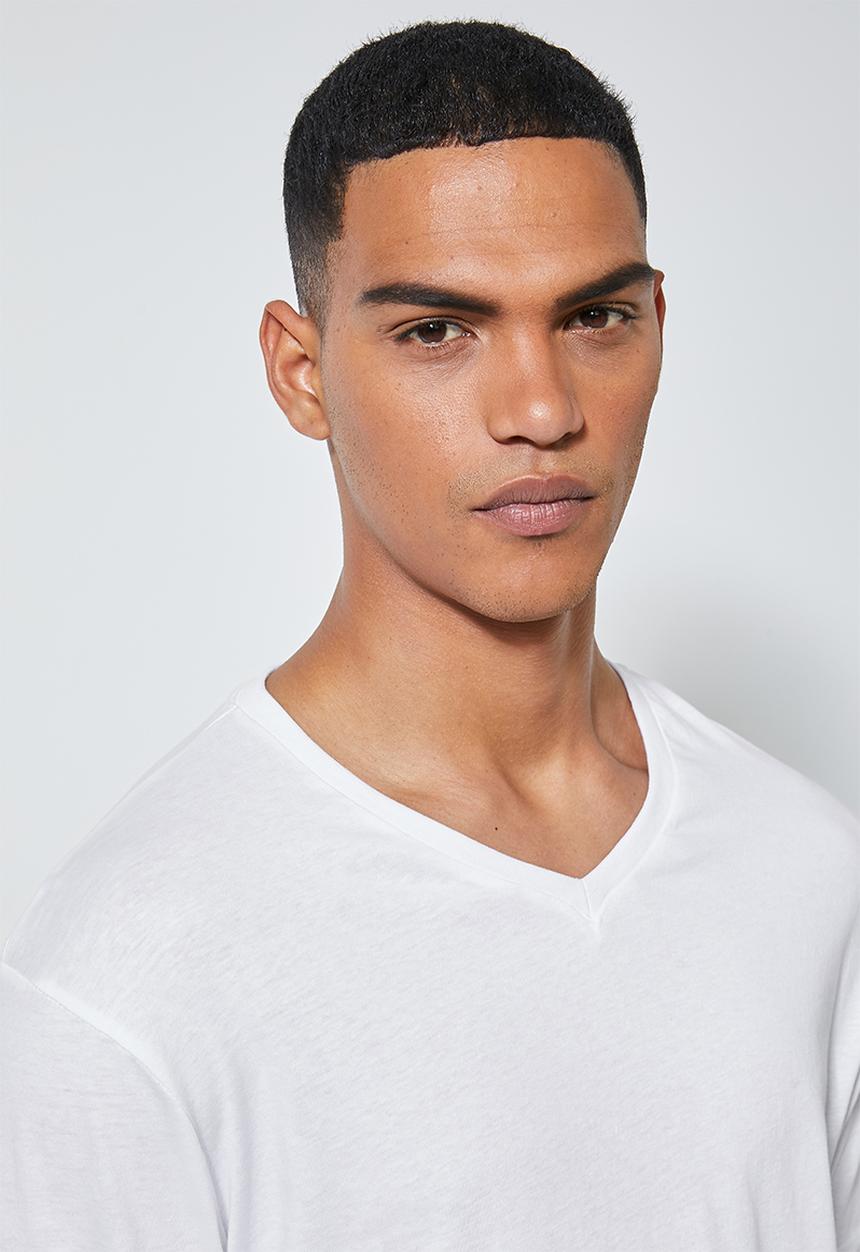 Superbalist - 2-pack Dean v-neck tee - black & white