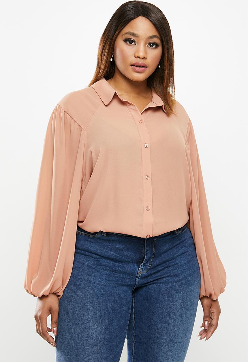 edit Plus - Soft femme shirt - pink