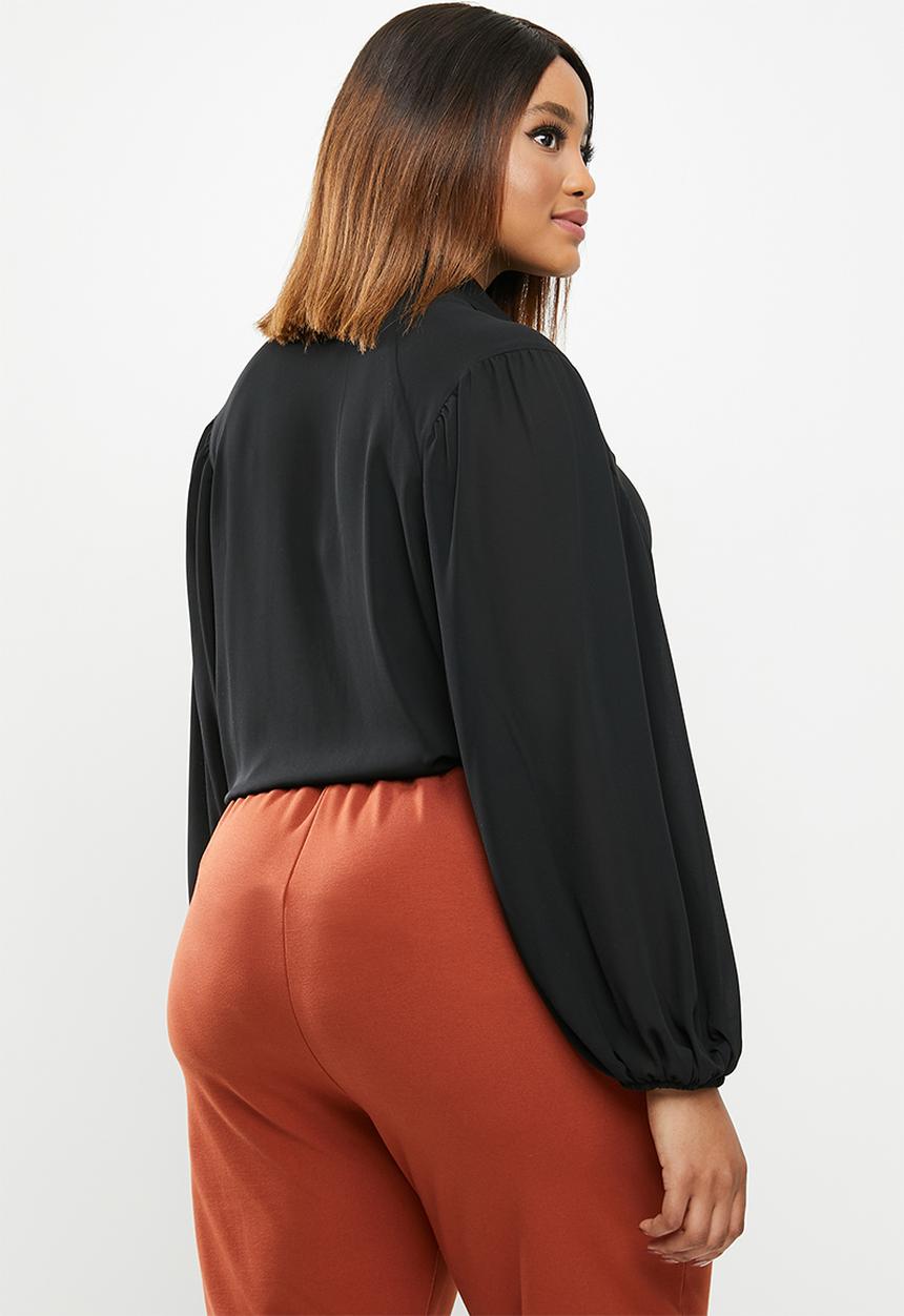 edit Plus - Soft femme shirt - black