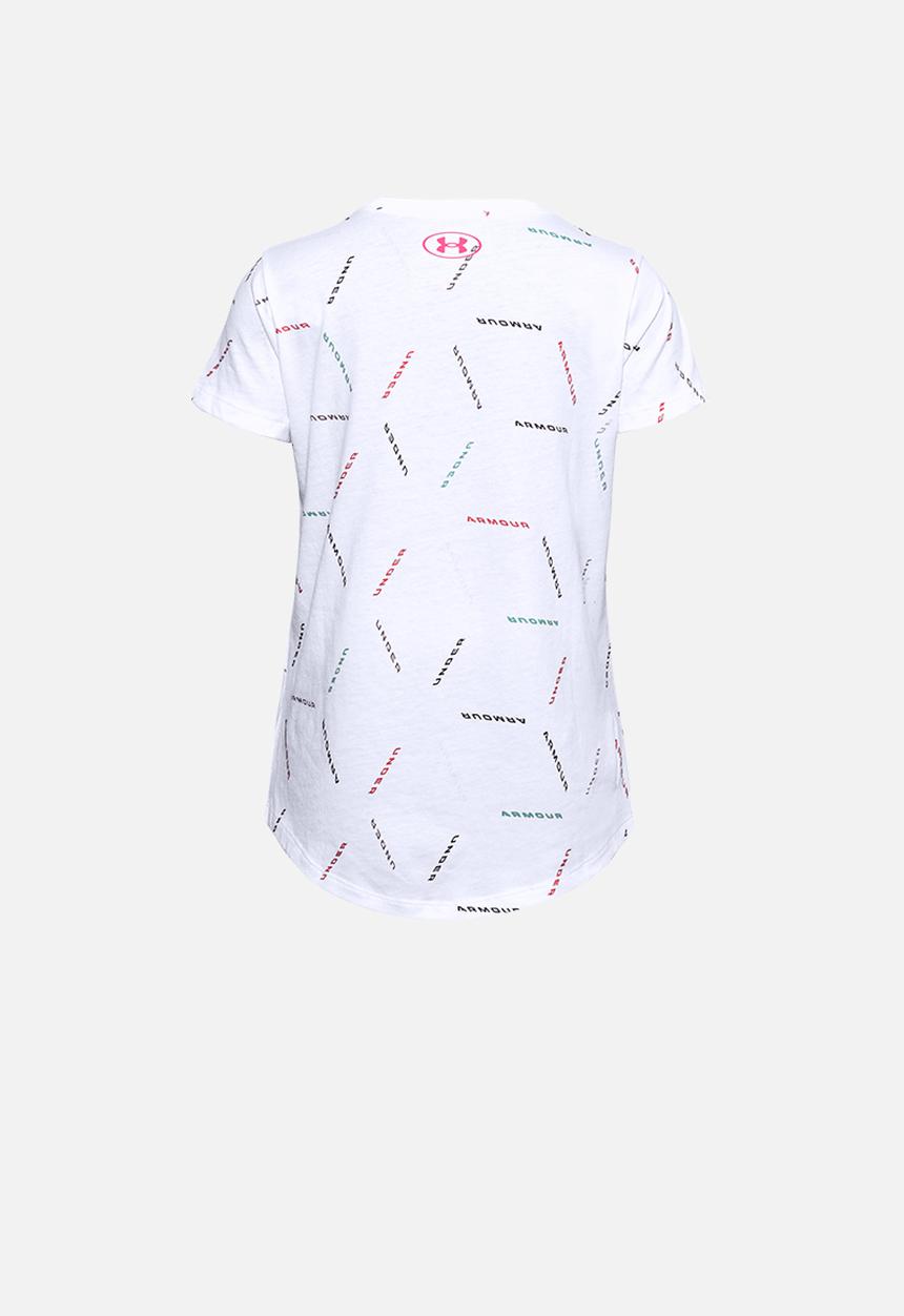 Under Armour - Ua twitch multi print short sleeves - white