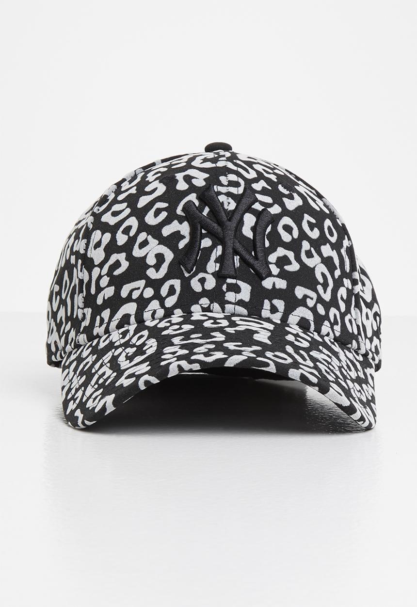 New Era - Flocked 9forty New York yankees - black & grey
