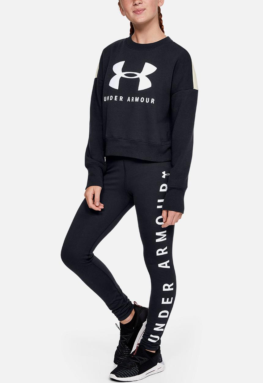 Under Armour - Sportstyle branded leggings - black