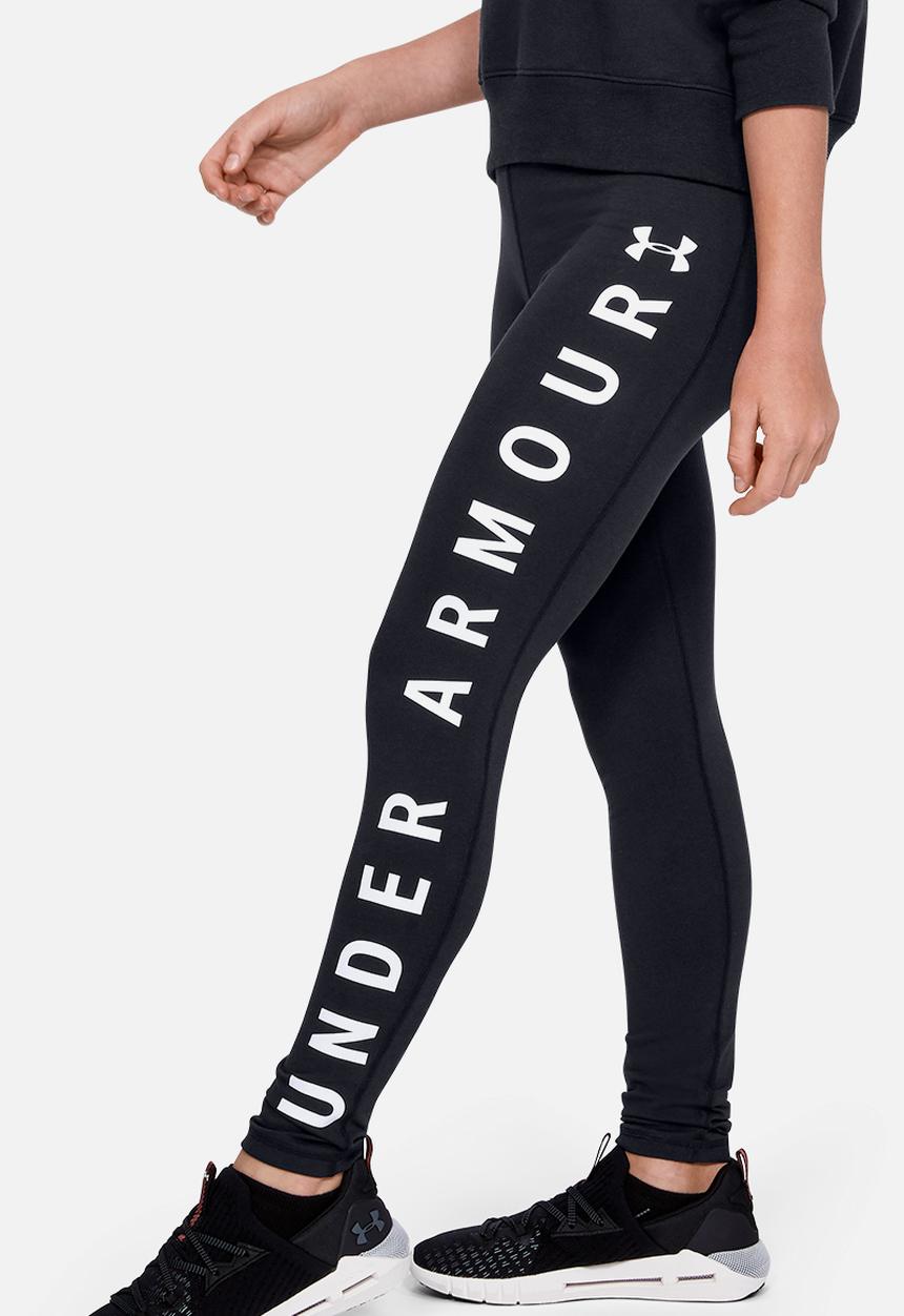 Under Armour - Sportstyle branded leggings - black