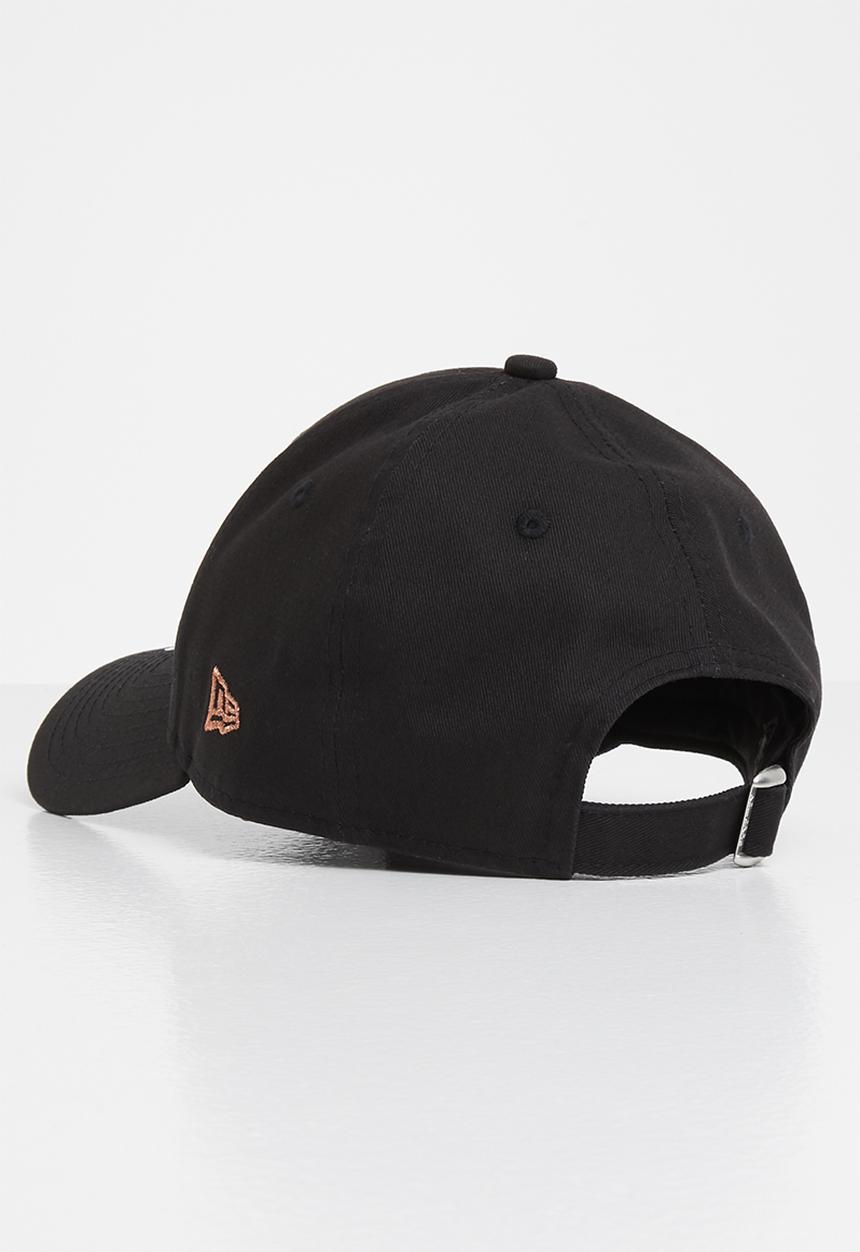 New Era - Metallic logo 9forty New York yankees - black & gold