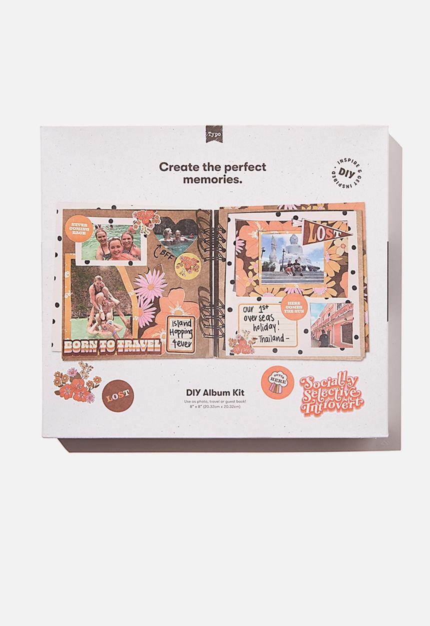 Typo - Diy album kit 8x8 - stevie floral