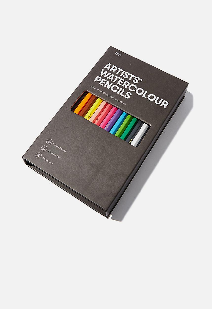 Typo - Watercolour pencils 12 pack - pastello