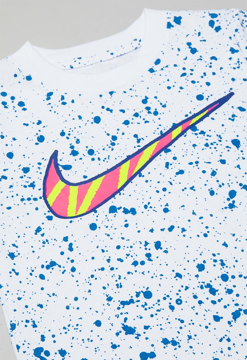 Nike - Nike speckle aop short sleeve tee - white
