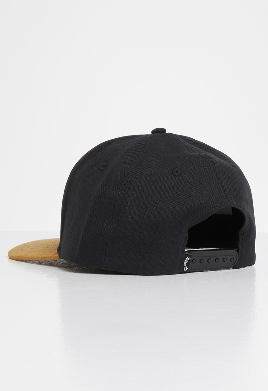 Billabong  - Stacked snapback cap - black & tan