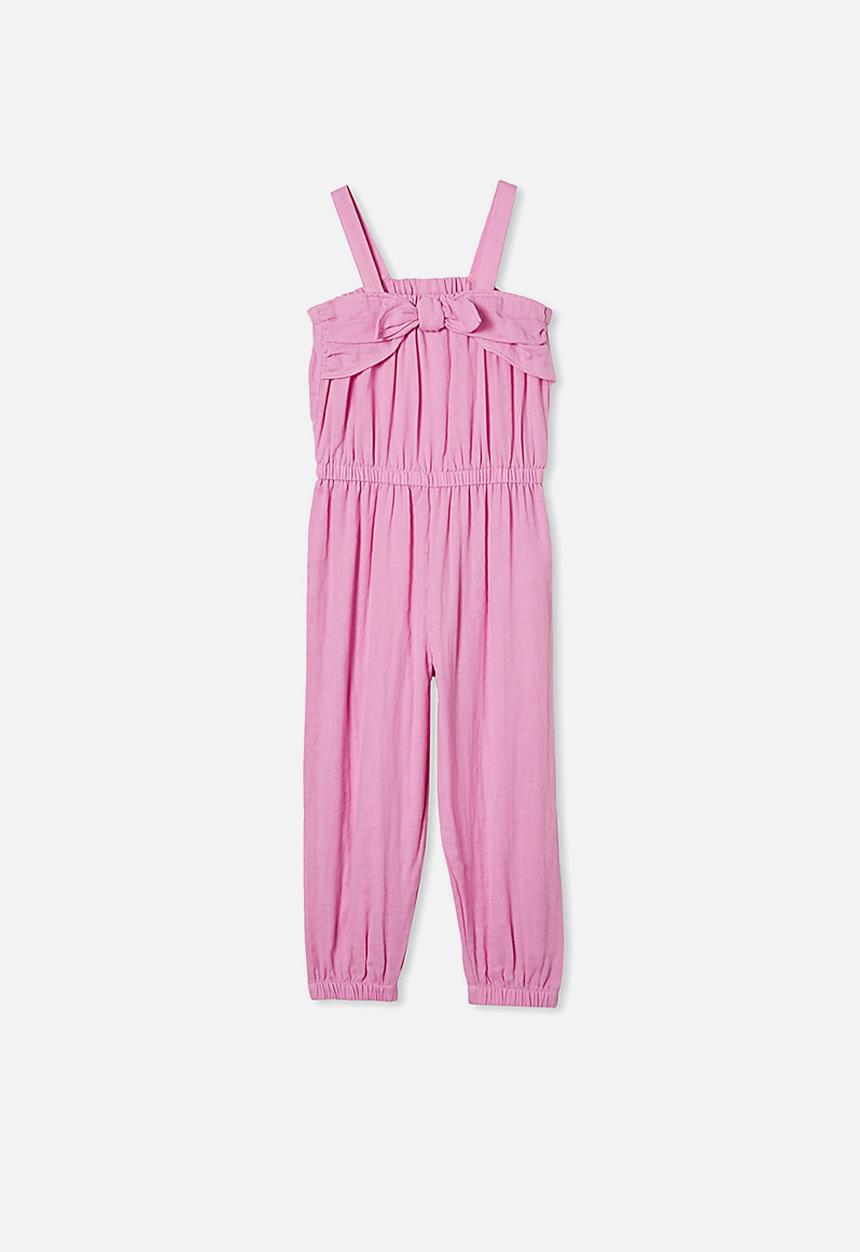 Cotton On - Tully tie front jumpsuit - purple paradise