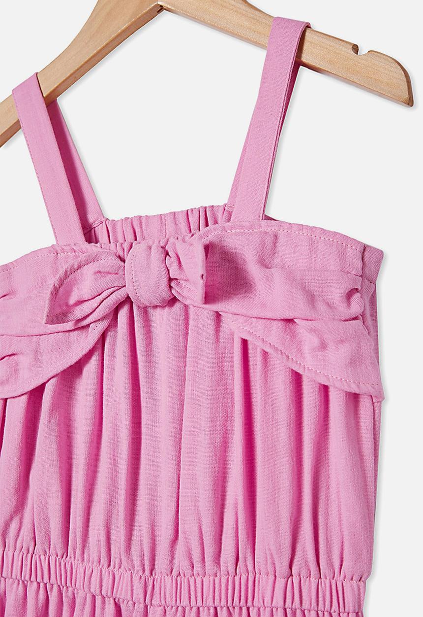 Cotton On - Tully tie front jumpsuit - purple paradise