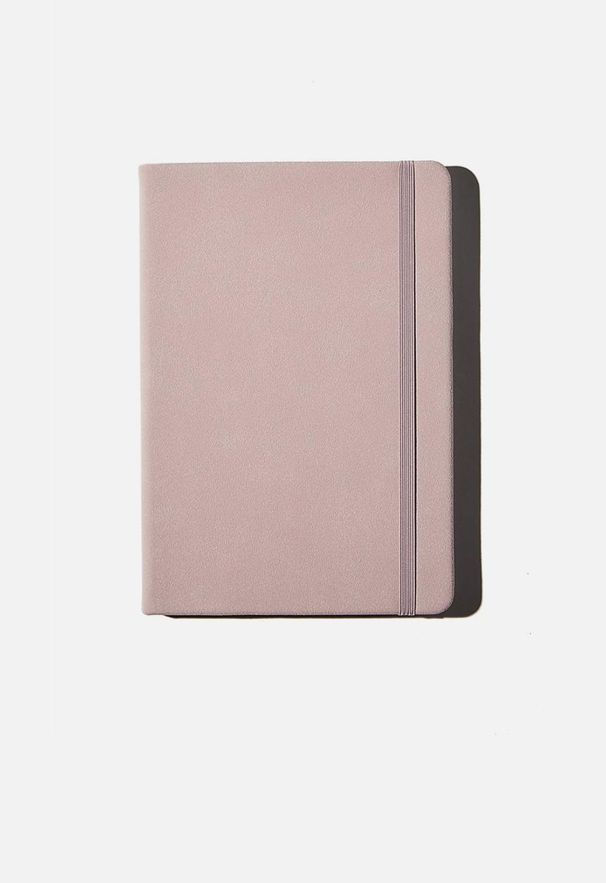 Typo - A5 dot buffalo journal - heather suede