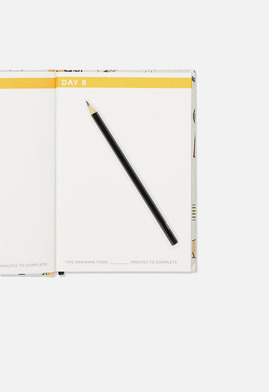 Typo - A5 fashion activity journal - 365 days of doodling