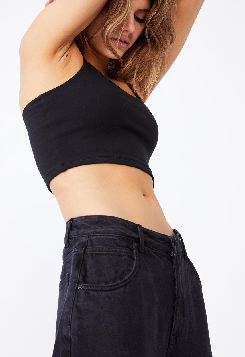 Factorie - Slouchy jean - thrift black