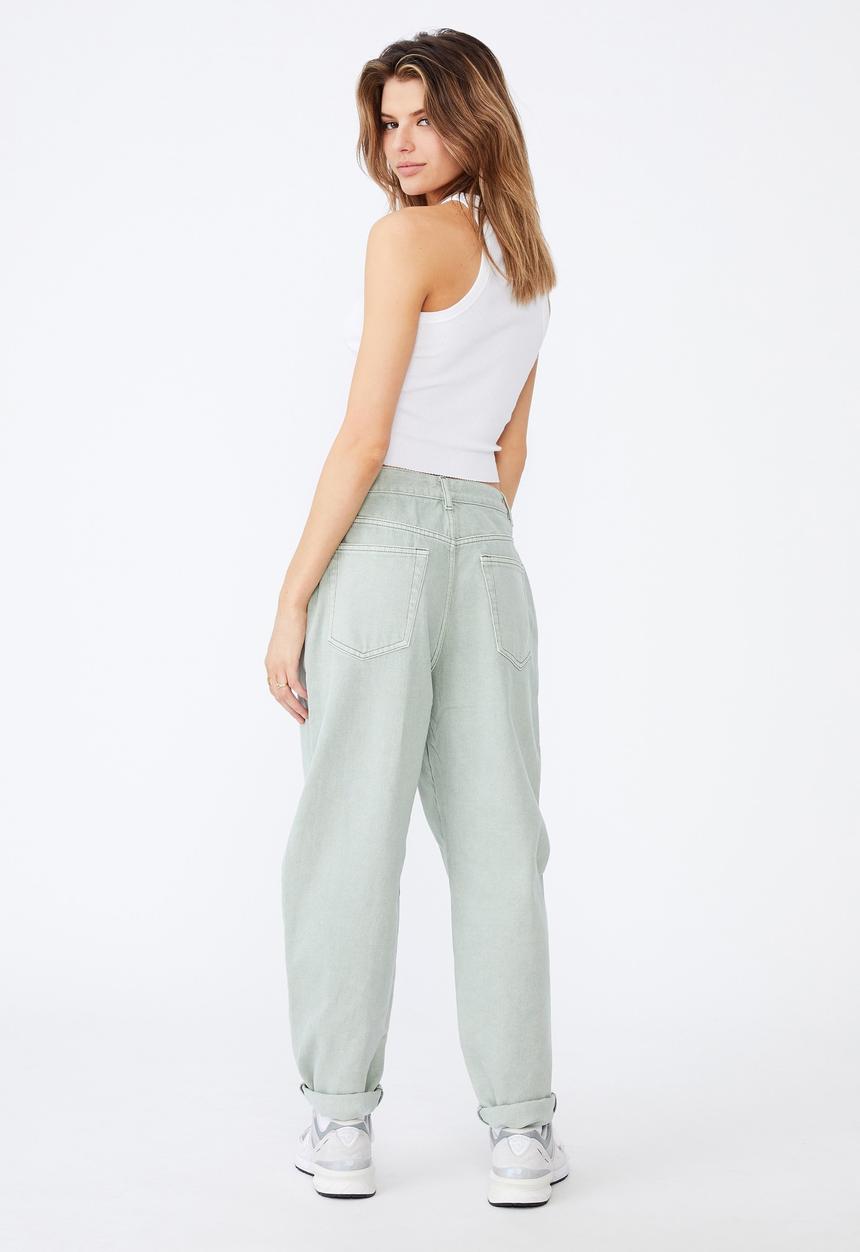 Factorie - Slouchy jean - sage green