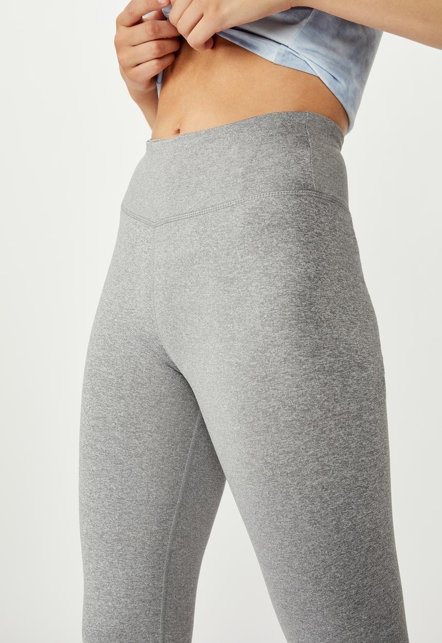 Cotton On - Active capri tight - charcoal marle