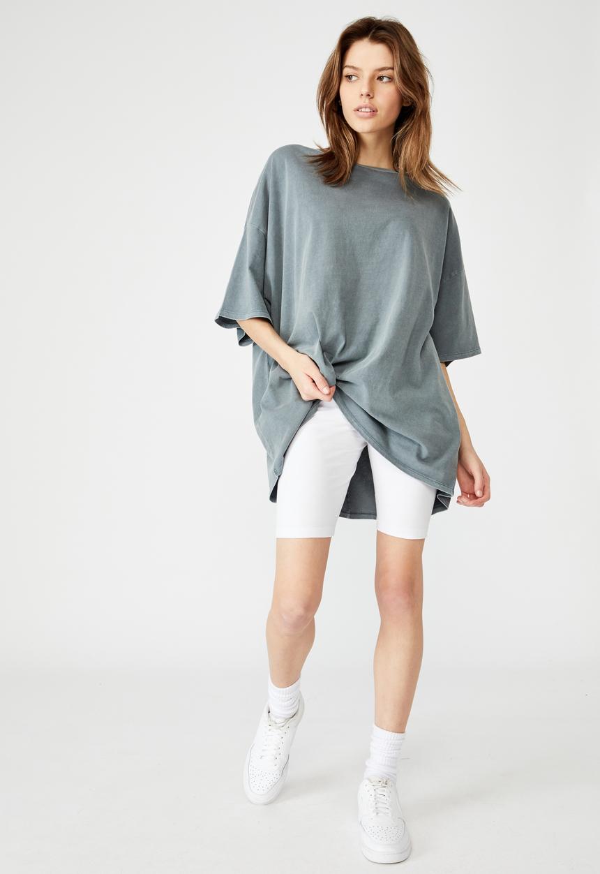 Factorie - T-shirt dress - washed grey