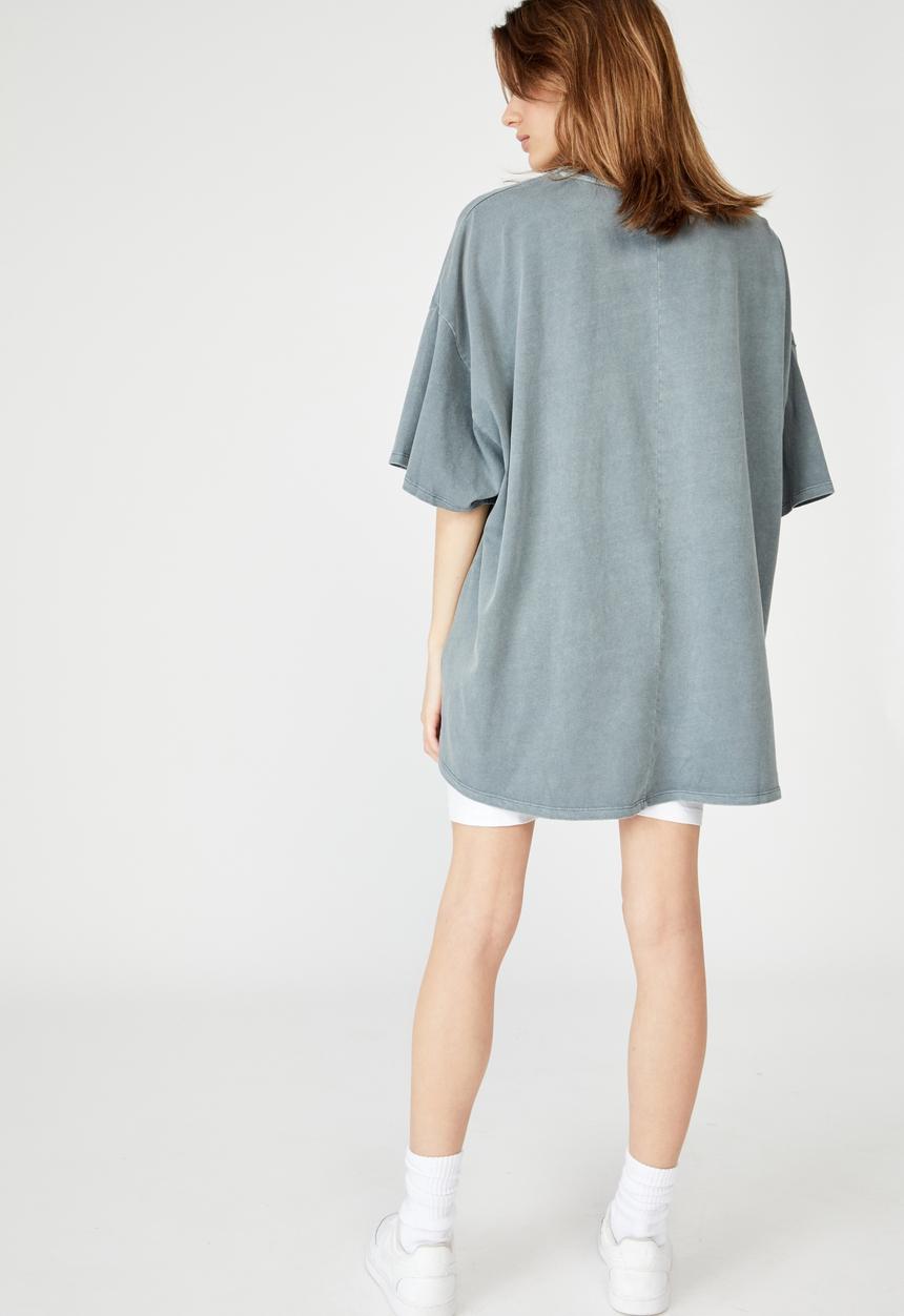 Factorie - T-shirt dress - washed grey
